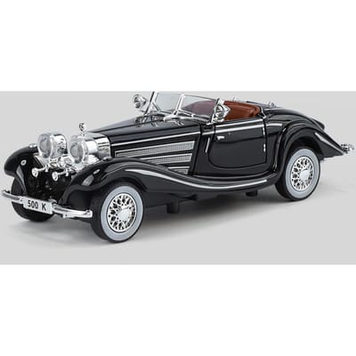 1:32 Mercedes Benz 500K Cabrio Roadster Diecasts Model Legering Metaal Auto Buiten Collectie Kinder Speelgoedauto Serie Cadeau