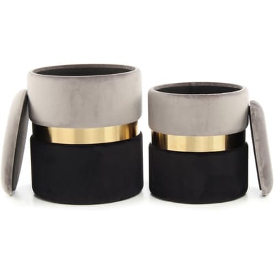 Set van 2 poefs Zora | Hearthome & Living