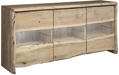 MASSIVMOEBEL24.DE acacia dressoir blank massief hout 191x45x96 cm (BxTxH) gelakt gemonteerd PURE ACACIA volledig massief #708