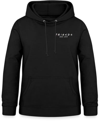 Friends Vrienden Logo 1994-2004 Hoodie Dames