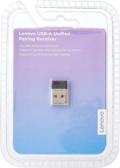 Lenovo Unified Pairing - wireless mouse / keyboard receiver - USB