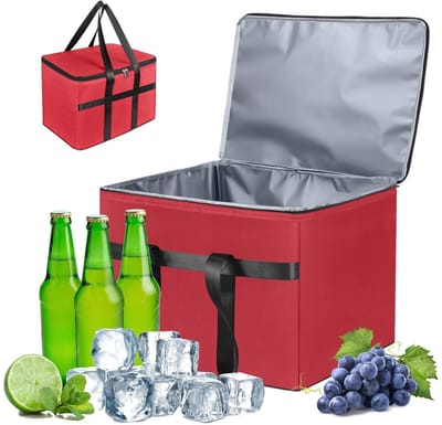 Dailygoods- Koeltas 38 Liter - Opvouwbare Boodschappentas - Geïsoleerde Tas - Perfect voor Picknick - Voor Buitenreizen - Tot 20 kg