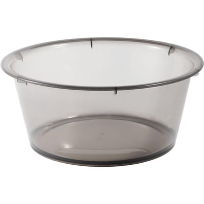 Grand Bassin à Linge Transparent Ménager Plastique Simple Épaissi Lavabo Dortoir Étudiant grise