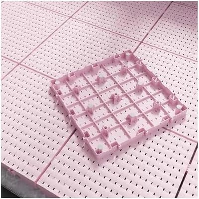 Vloertegels - Drainage matten - Buitenruimte verbeteren - Antislip en waterdicht - 25x25cm - Blauw