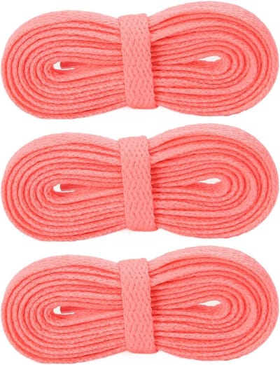 Duurzame Vervangende Veters voor Casual Schoenen - Kleurige Laces voor Sneakers en Wandelschoenen, 3 Paar