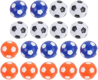 Tafelvoetbalballen - Reserve ballen - Spel plezier - Duurzaam materiaal - 18 stuks - Diverse kleuren