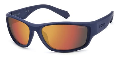 Polaroid PLD 2166/S Matte blue red 62/17/130 MAN Zonnebrillen