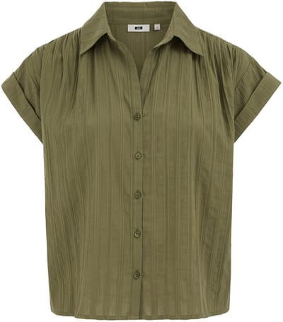 WE Fashion Dames blouse met structuur - Curve
