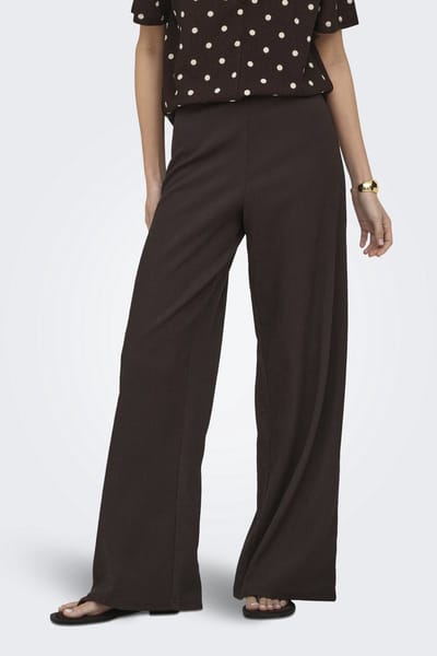 Jacqueline de Yong Broek Jdydebbie New Loose Pant Jrs Dia 15370187 Coffee Bean Dames Maat - W26 X L32