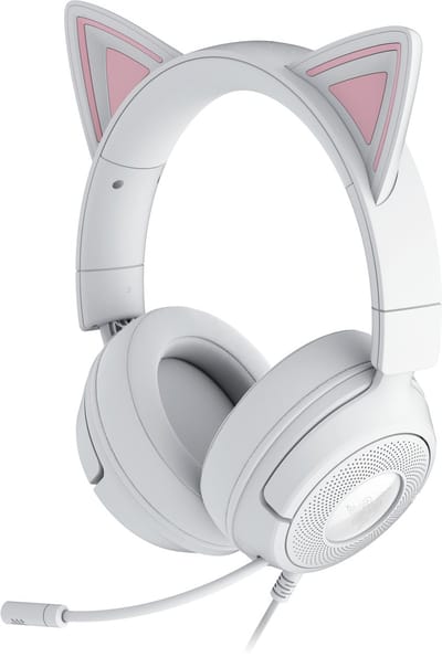 Razer Kraken Kitty V3 X - Gaming Headset - 7.1 Surround - 3.5mm - Wit