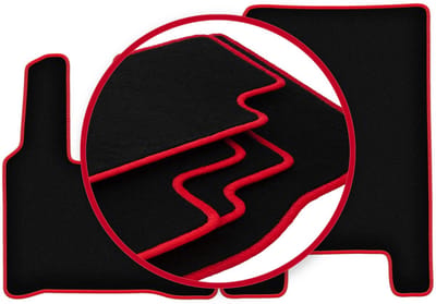 CARLUX-RED automatten voor: Mercedes Actross MP4 truck (2011-)