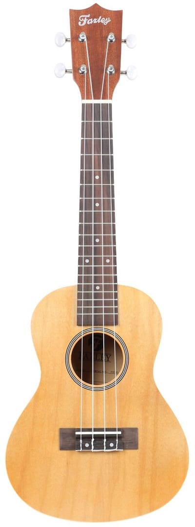 Concert-ukelele - Met gratis lessen - Fazley FUK118NT - Naturel
