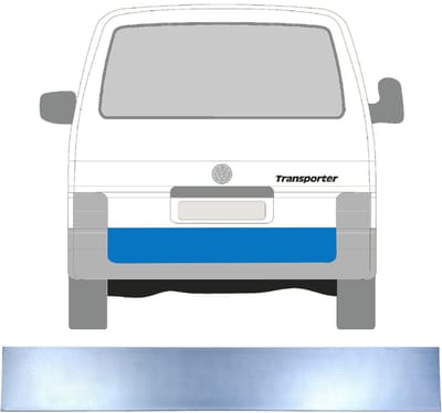 Reparatie plaatwerk achterste deuren voor Volkswagen Transporter T4 1990-2003