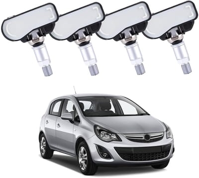 Bandenspanningssensoren - TPMS Sensoren RDKS - Veilig Rijden - Real-time Monitoring - 4 stuks - Zwart