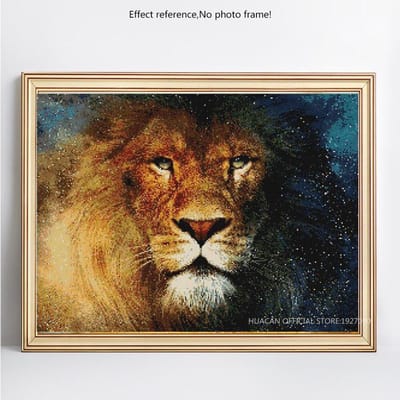 Peinture Diamant Tigre Mosaïque Strass Broderie Diamant Point de Croix Résine Décoration Maison 20X30CM
