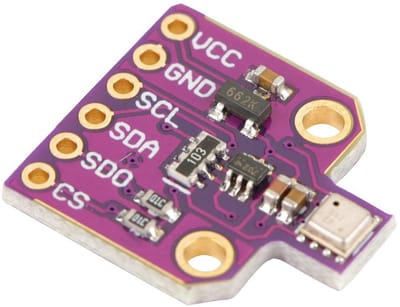 Dailygoody - BME680-sensorkaart - Temperatuur- en vochtigheidssensor - Ultraklein en lichtgewicht - Druksensor voor diverse toepassingen - Geschikt vo..