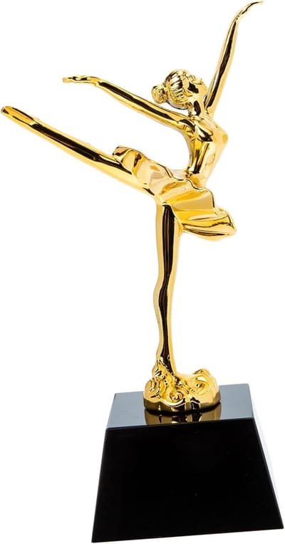 Danser Trofee - Ballet Prijs - Competitie Beloning - Kunststof Materiaal - One Size - Niet Gespecificeerd