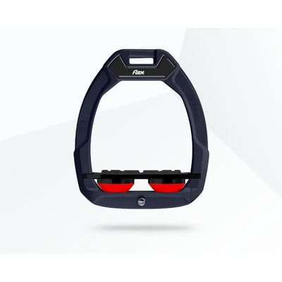Veiligheidseisen voor paardrijden Plat Grip Rood/Zwart/Rood Flex-On Safe-On