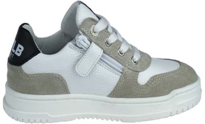 Develab 45987 Lage sneakers - Leren Sneaker - Meisjes - Beige - Maat 32
