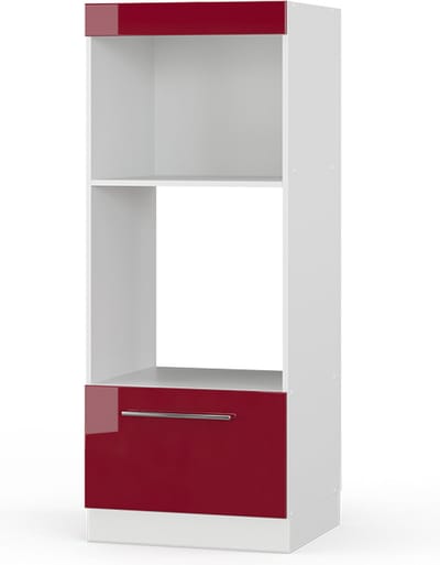 Vicco Fame-Line Magnetronkast – 60 cm open Bordeauxrode hoogglans