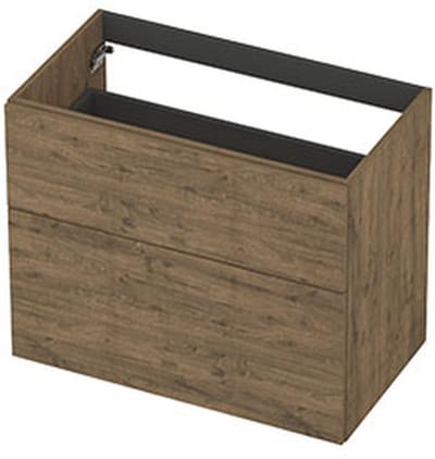 INK - Onderkast 2L A-sym Decor Tbv Grepen - 800x450x650 Mm - Naturel Eiken