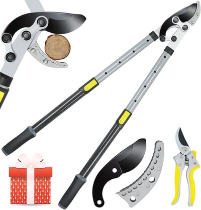 Verstelbare Aambeeld-Takkenschaar - Zware Boomschaar met 5 cm Snijcapaciteit en Telescopische Steel 71-98 cm