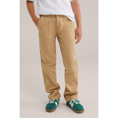 We Fashion 5-pocket Mid Waist Beige Size: 176 | Trousers Outlet | Unisex | Beige