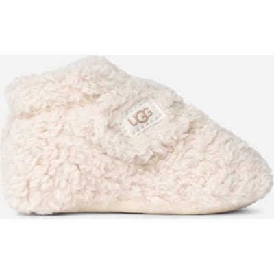 UGG® Bixbee-laarsje voor kinderen  in Natural Curly Faux Fur, Maat 16, Fleece/Gerecyclede Materialen