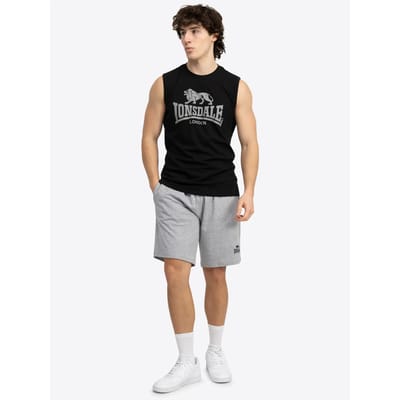 Lonsdale Heren mouwloos T-shirt & korte broek regular fit KLAARMORRIS