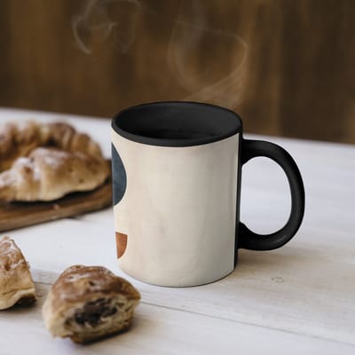 Magische Mok - Foto op Warmte Mokken - Koffiemok - Cirkels - Abstract - Kleurrijk - Magic Mok - Beker - 350 ML - Theemok