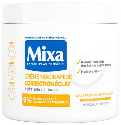 Mixa Crème Niacinamide Stralingscorrectie 400 ml