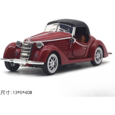 1:32 legering Retro Klassieke Auto Cabriolerend Pull-Back Model Speelgoed, Grensoverschrijdend Amazon Auto Model