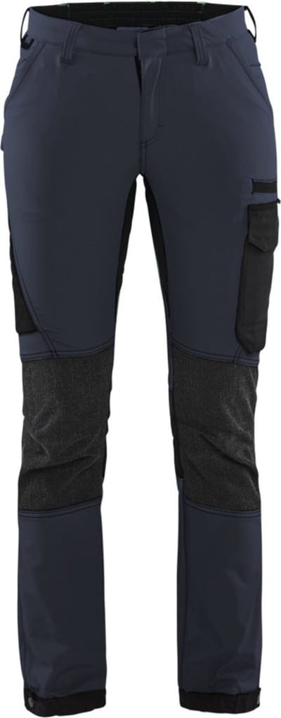 Blaklader Dames Service werkbroek 4-weg stretch 7122-1645 - Donker marineblauw/Zwart - D22