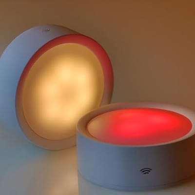 Draadloze dimbare RGBW-wandlamp met afstandsbediening voor sfeerverlichting