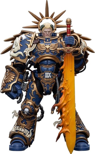 Actiefiguur Roboute Guilliman - Verzamelbeeldje Primarch Figuur - Verzamelen en Displayen - Gedetailleerd Science-Fiction Ontwerp - Schaal 1:18