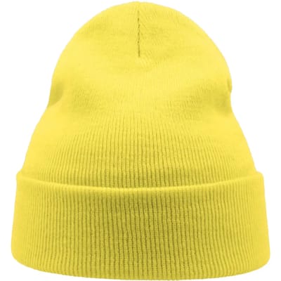 Atlantis Headwear - Wind Beanie Recycled - Light Yellow - One Size