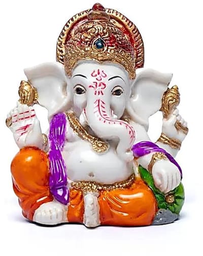 Ganesha met attributen – 7 cm x 8 cm