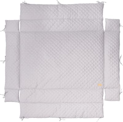 Roba Boxkleed Style Junior 96 X 18 Cm Polykatoen Zilvergrijs