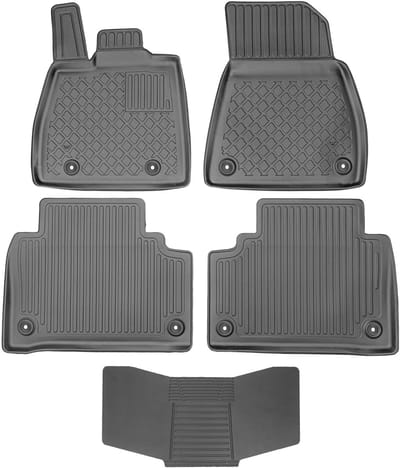 Max-Dywanik Aristar - Auto Vloermatten - Hogerande Bescherming - Zwart - Geschikt voor BYD Seal