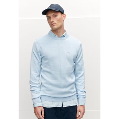 The Goodpeople Korean Knitwear Mid Blue Größe: XL | Pullover Outlet | Herren | Blau