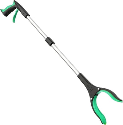Afvalprikker - Grijpstok Reacher - Voorwerpen Oppakken - Opvouwbaar Ontwerp - 32 inch - Groen