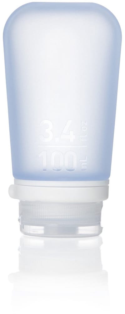 Human Gear - GoToob+ - Large - 100ML - Blue - Reisflesje - flacon - lichtgewicht - lekvrij - herbruikbaar