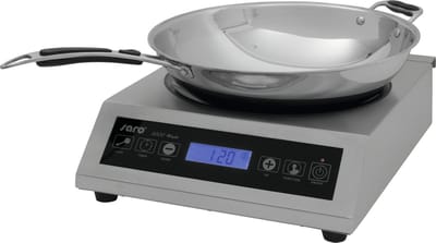 Saro Elektrische inductieplaat met wokpan | 34(b) x 44.5(d) x 11.7(h) cm