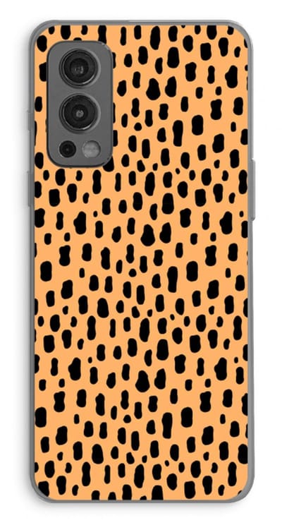 Case Company® - Hoesje geschikt voor OnePlus Nord 2 5G hoesje - Panter - Soft Cover Telefoonhoesje - Bescherming aan alle Kanten en Schermrand