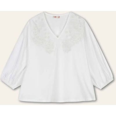 Oilily Bhoomi Blouse- maat44 Bright Wit