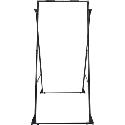 Yoga Stand Frame, Max 200 kg Belasting Schommel Stand, Driehoekige Structuur Yoga Aerial Rig, Aerial Silk Stands met EVA Schuim, 4-Niveau Horizontaal & 6-Niveau