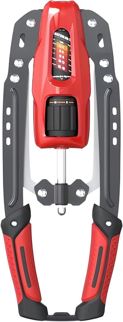Hydraulische Armtrainer - Krachtsporter Arm Twister - Bovenlichaam Trainen - Dubbel Koolstofstaal - 10-200 kg - Rood