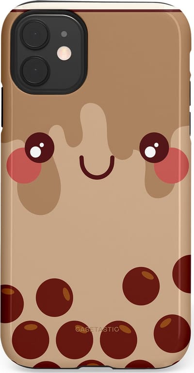 Casetastic Hoesje Geschikt voor Apple iPhone 11 - Stijlvolle Beschermende Duo-layer Case - Smeltende choco bolletjes