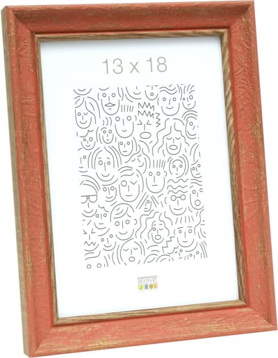 Deknudt Frames fotolijst S46TG4 - roze verweerd hout - foto: 13x18 cm