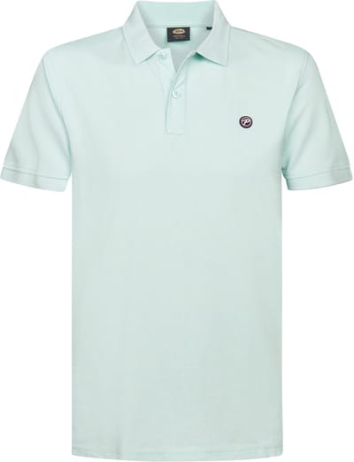 Petrol Industries Polo Shirt Heren - Effen Design - Ronde Hals met Knoopsluiting Kraag - Korte Mouw - Katoen - Herenkleding - Groen - Maat XXXL
